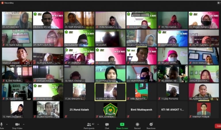 Empat Guru MIN 1 Ikuti Pelatihan Jarak Jauh (PJJ) Balai Diklat Keagamaan