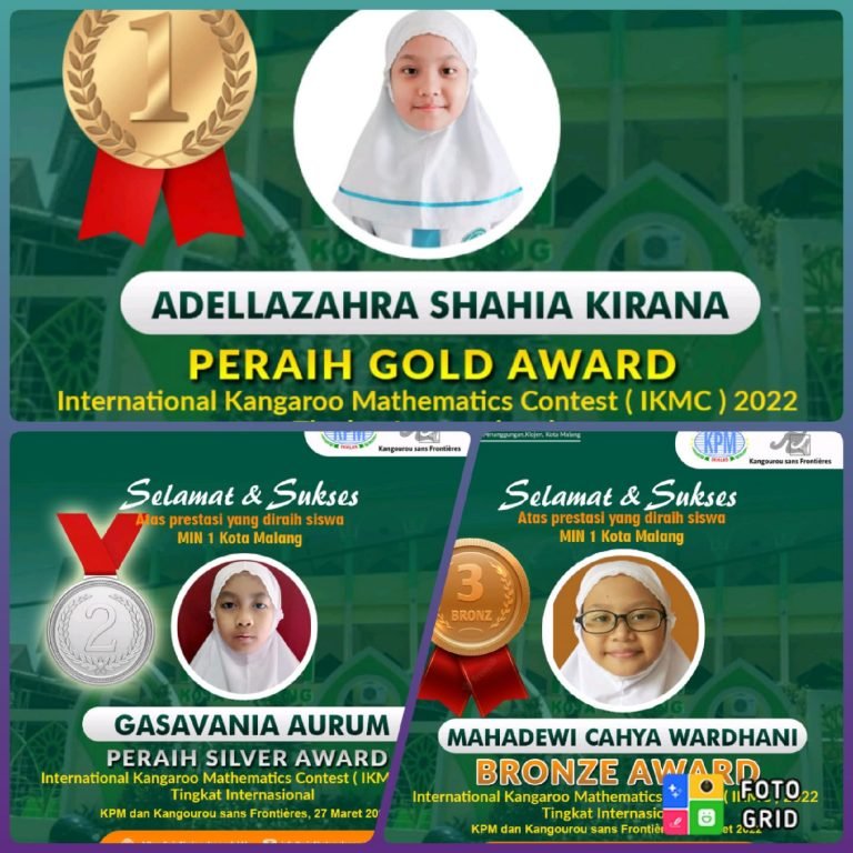 Tiga Siswa MIN 1 Kota Malang Borong Kejuaraan IKMC Tingkat Internasional