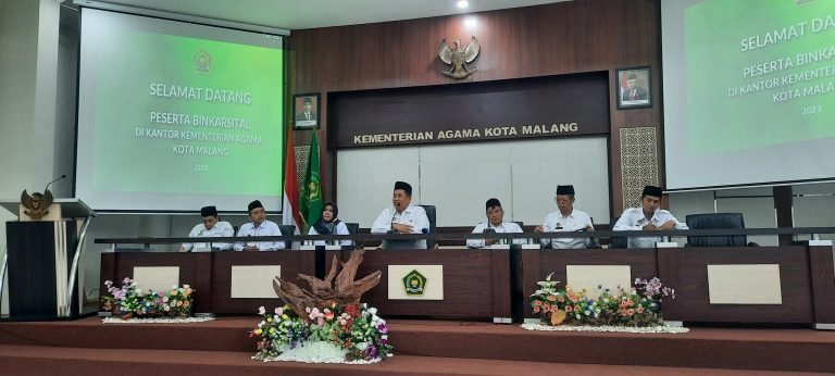 Manajemen MIN 1 Ikuti Binkarsital di Kantor Kemenag Kota Malang