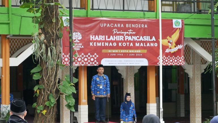 MIN 1 Kota Malang Menjadi Tuan Rumah Upacara Hari Lahir Pancasila Kemenag Kota Malang 2024