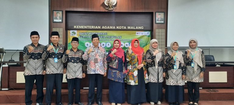 Kepala Madrasah serta Manajemen MIN 1 Kota Malang Ikuti Kegiatan Evaluasi Kinerja dan Anggaran Triwulan 2 Tahun 2024