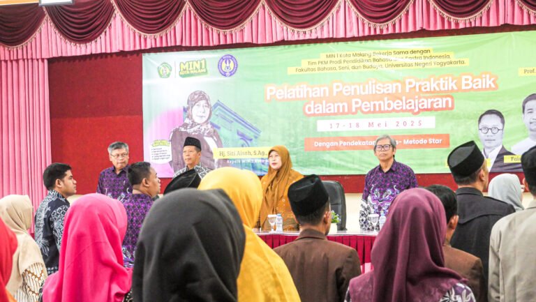 MIN 1 Kota Malang dan UNY Gelar Pelatihan Penulisan Praktik Baik untuk Perkuat Literasi Guru dan Kepala MI