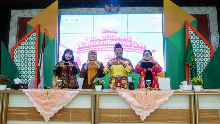 Kasi Pendma Kemenag Kota Malang Resmi Buka Workshop Deep Learning dan Kurikulum Cinta  MIN 1 Kota Malang