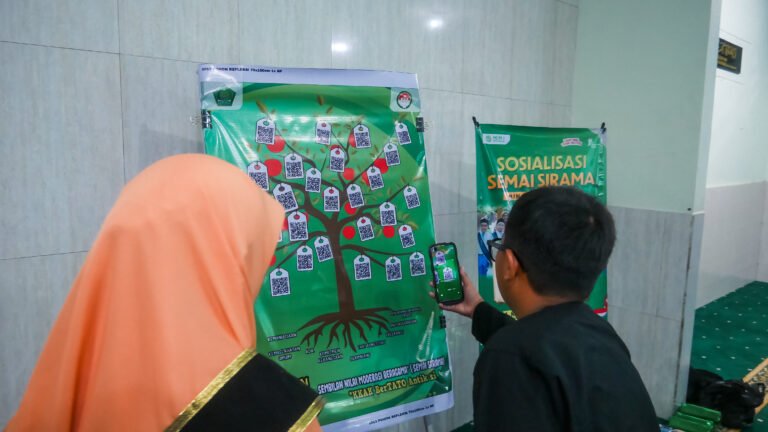 Sosialisasi 9 Nilai Moderasi Beragama di MIN 1 Kota Malang, Tanamkan Sejak Dini Lewat Pohon Refleksi