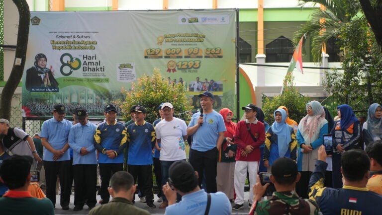 MIN 1 Kota Malang Jadi Tuan Rumah Jalan Sehat Kerukunan Peringati HAB Kemenag RI ke-80