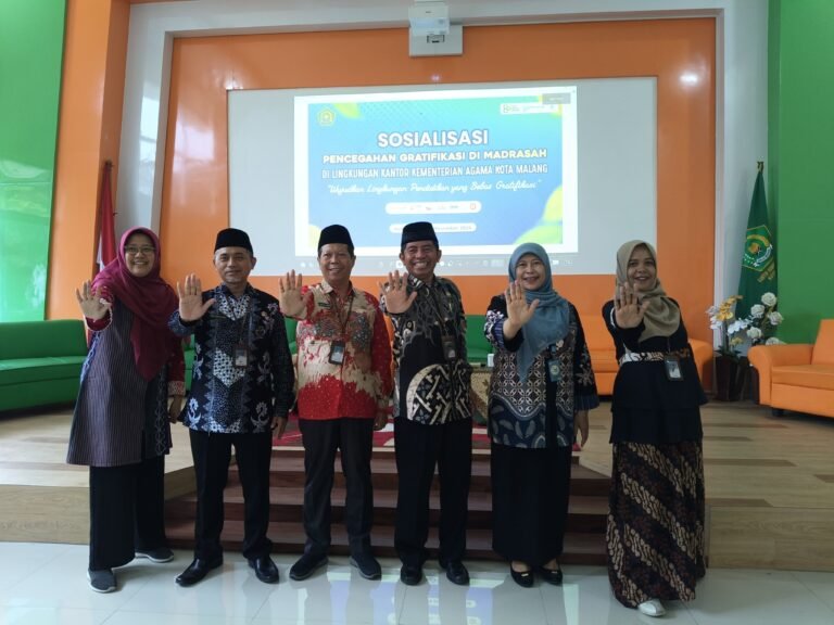 Jelang Penerimaan Rapor, MIN 1 Kota Malang Ikuti Sosialisasi Pencegahan Gratifikasi di Madrasah
